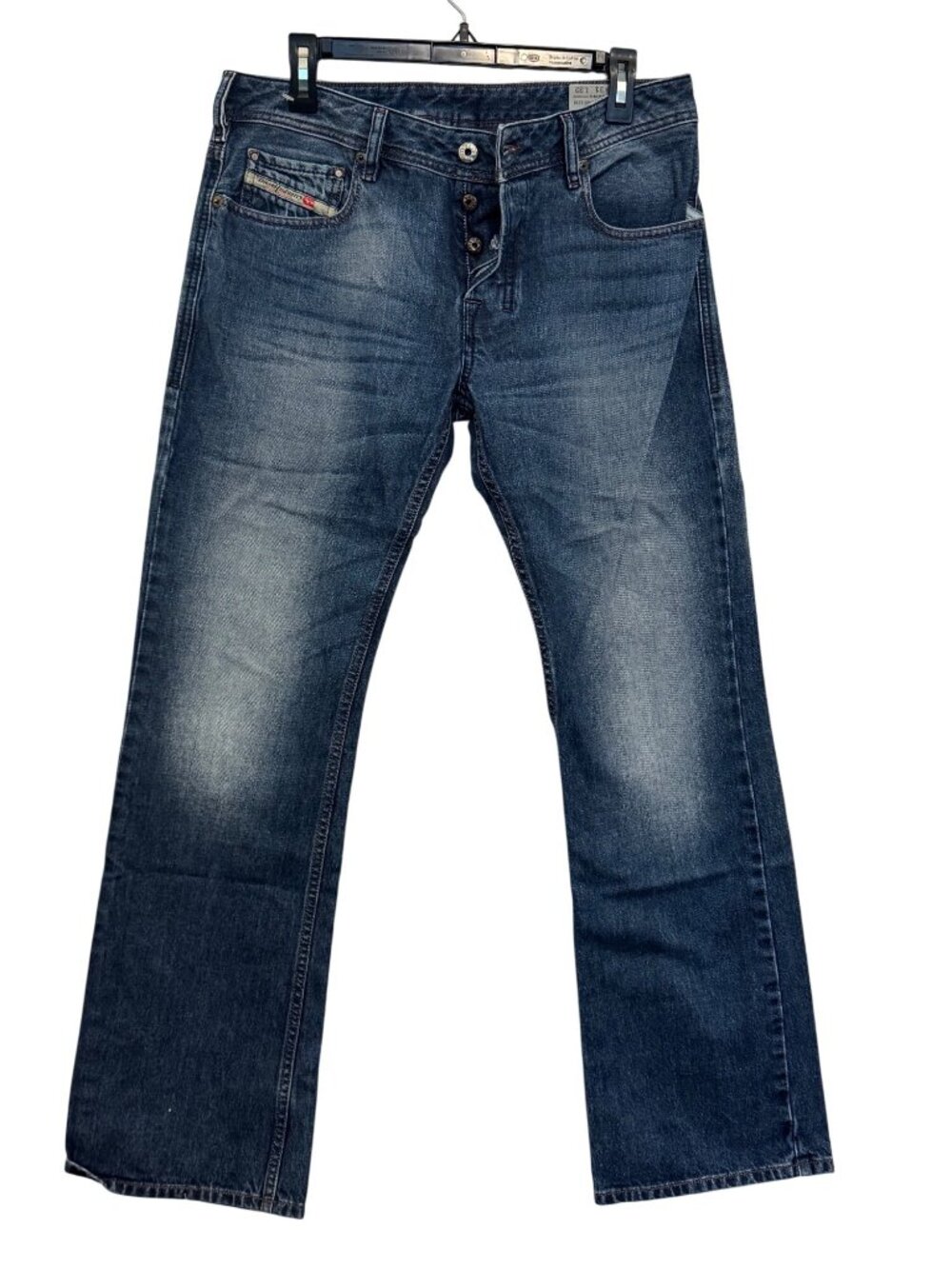 Vintage Diesel Zatiny Regular Bootcut Jeans W31 L32 Medium Wash Button Fly